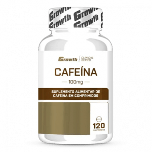 CAFEÍNA 100MG 120COMP - GROWTH SUPPLEMENTS