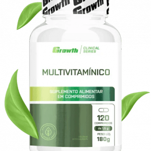 MULTIVITAMÍNICO VEGANO 120COMP - GROWTH SUPPLEMENTS