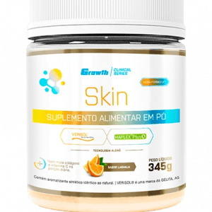Growth Skin 345g (Colágeno tipo 1 + Colágeno VERISOL® + Ácido Hialurônico + Vitamina C) – Growth Supplements