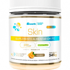 GROWTH SKIN 345G (COLÁGENO TIPO 1 + COLÁGENO VERISOL&REG; + ÁCIDO HIALURÔNICO + VITAMINA C) - GROWTH SUPPLEMENTS